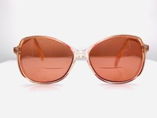 Vintage Welling CT30 Brown Translucent Oval Sunglasses FRAMES ONLY USA