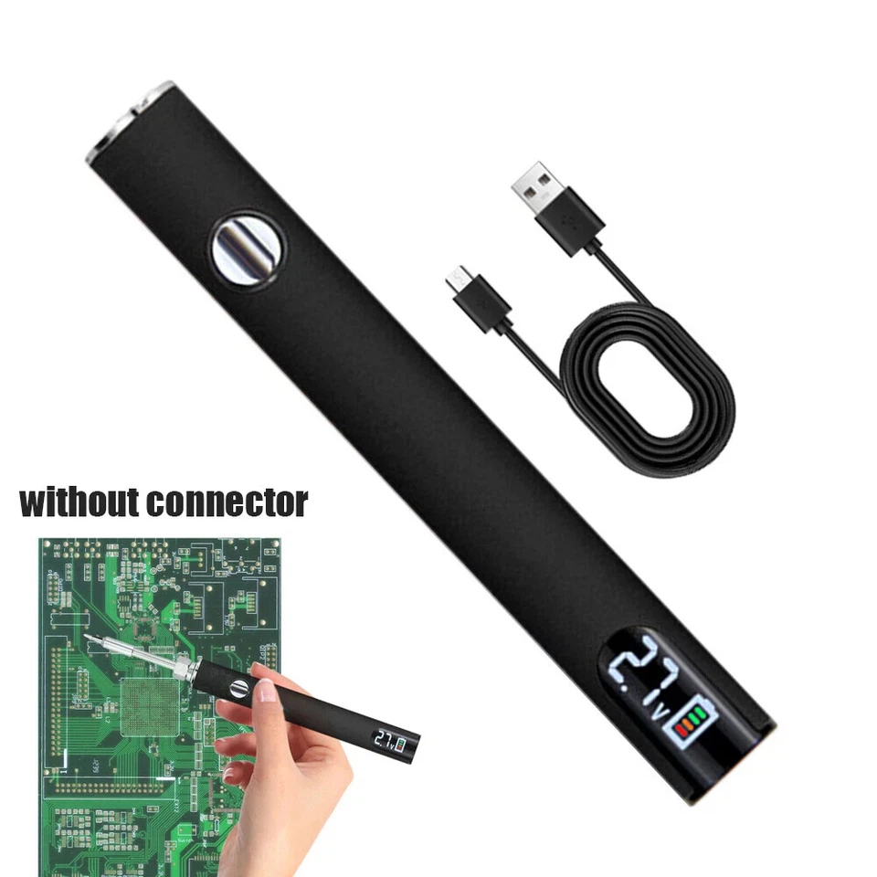 Batería de soldadura 650 mAh pluma herramienta de soldadura eléctrica inalámbrica USB recargable Foto 4 de 4
