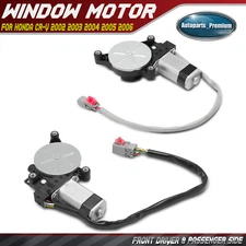 2Pcs Front LH & RH Power Window Motor for Honda CR-V 2002 2003 2004 2005 2006