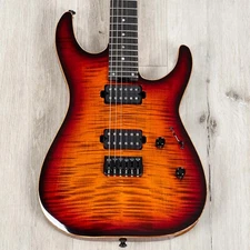 ESP USA M-II HT Hardtail Guitar, Seymour Duncan '59 / Custom, Tiger Eye Sunburst