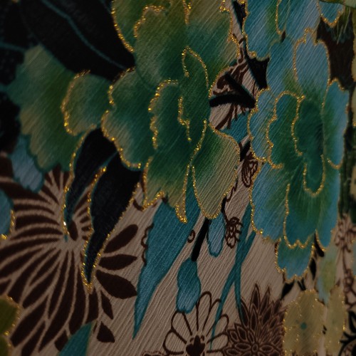 Wrapper Size M Multicolor Floral Layered A-Line Knee Length Slip Skirt USA Made - Picture 6 of 6