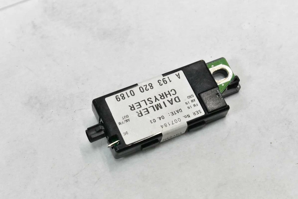 04-08 CHRYSLER CROSSFIRE ANTENA AMPLIFICADOR AMPLIFICADOR MÓDULO 1938200189 OEM Foto 2 de 4
