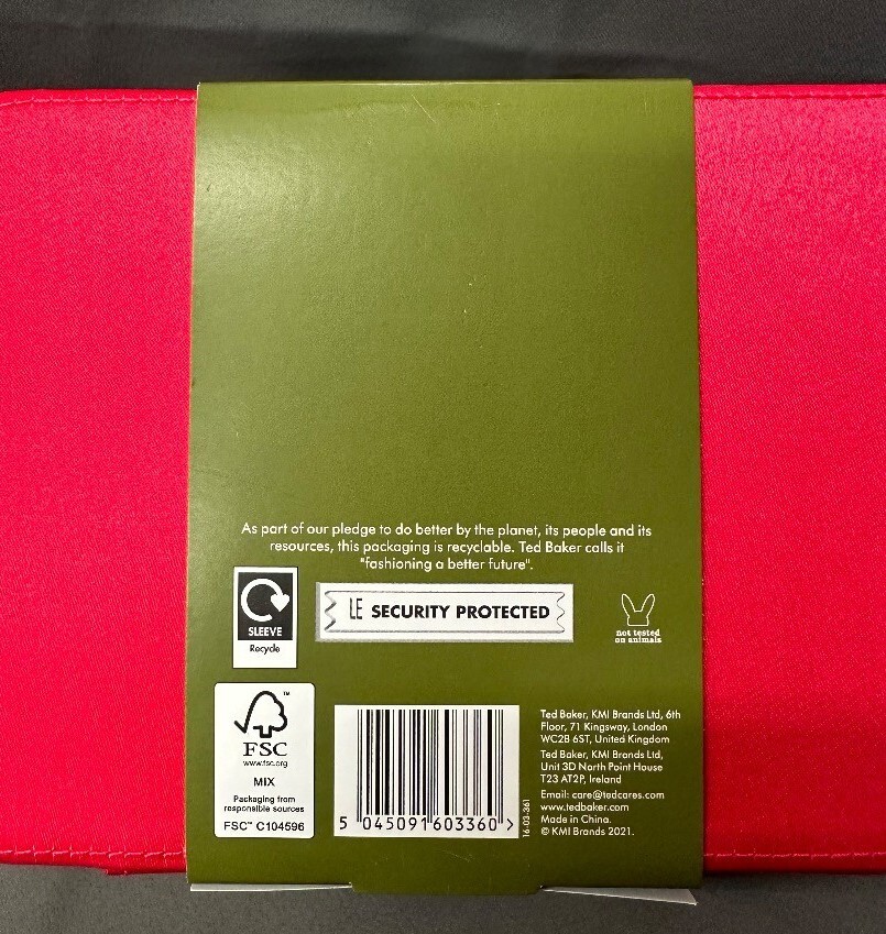 Ted Baker travel case with body care gift set CG B13 eBay