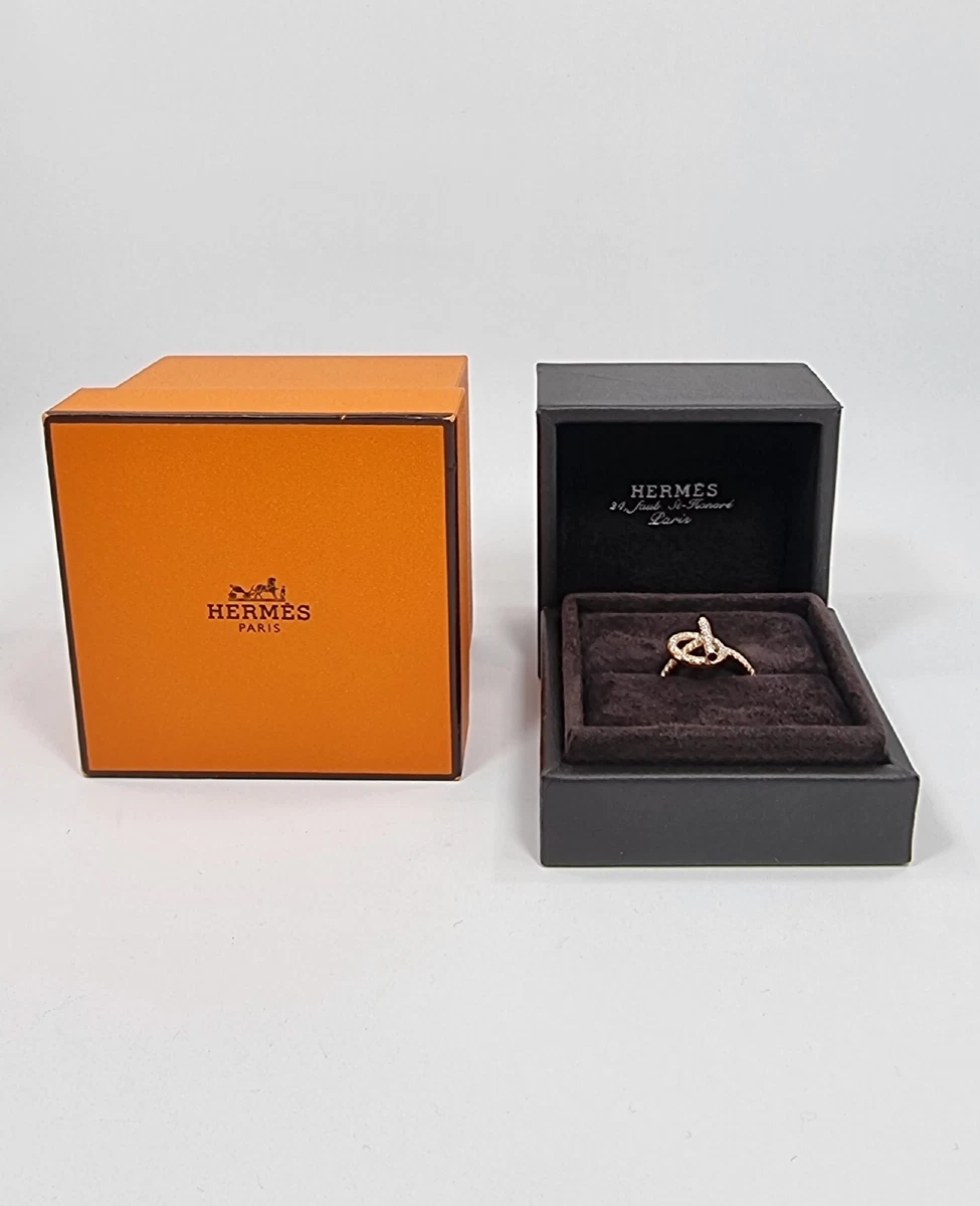 Herm s Echappee Hermes Ring Small Model in 18K Rose Gold