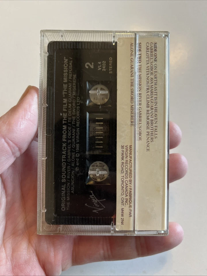 Ennio Morricone – The Mission CASSETTE ALBUM SOUNDTRACK 1986. Good. - Image 2 of 4