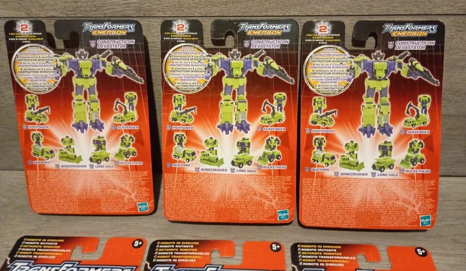 Transformers Energon Micromaster Series 2 2004 Constructicons Devastator Re-seal - Image 3 of 4