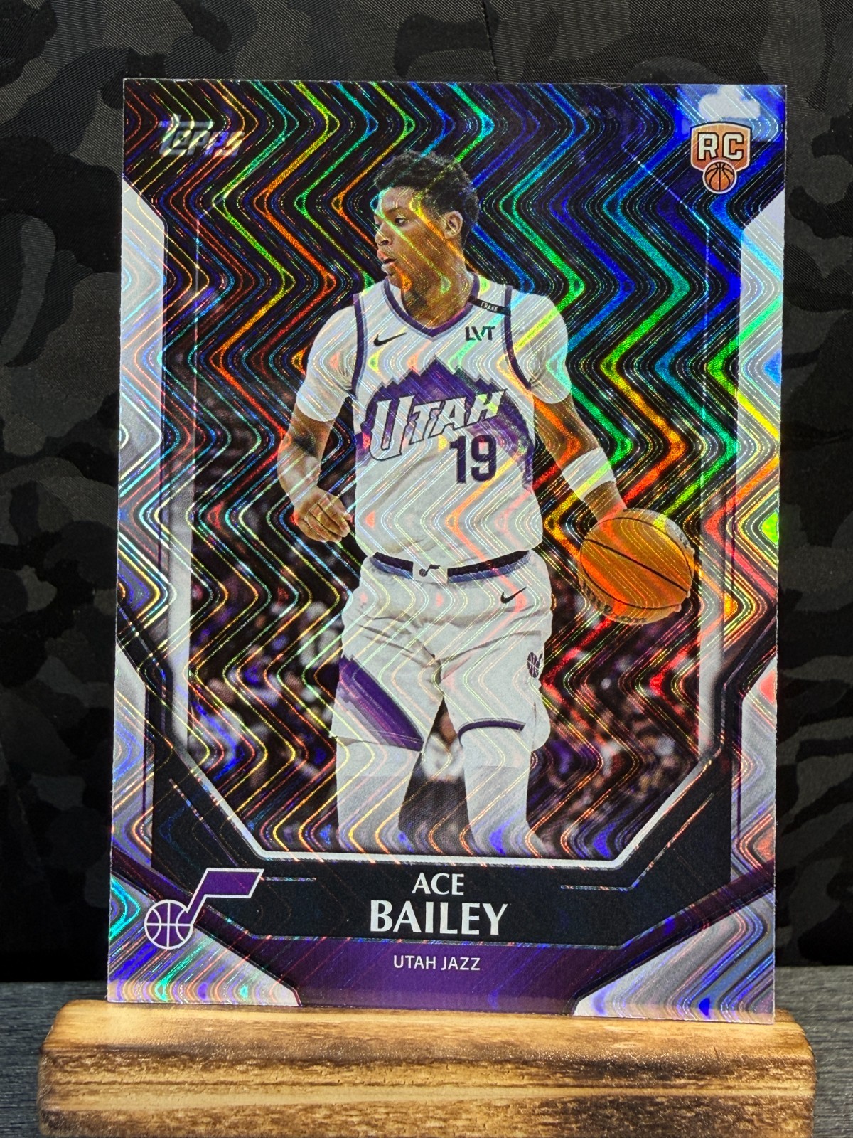 2026 Topps Collector Kit - Ace Bailey #NBA-8 Wave Foil
