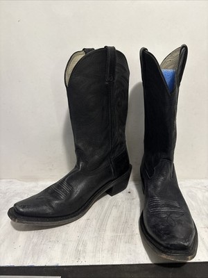 Durango Boots Mens Size 8.5D Black Leather Western Cowboy