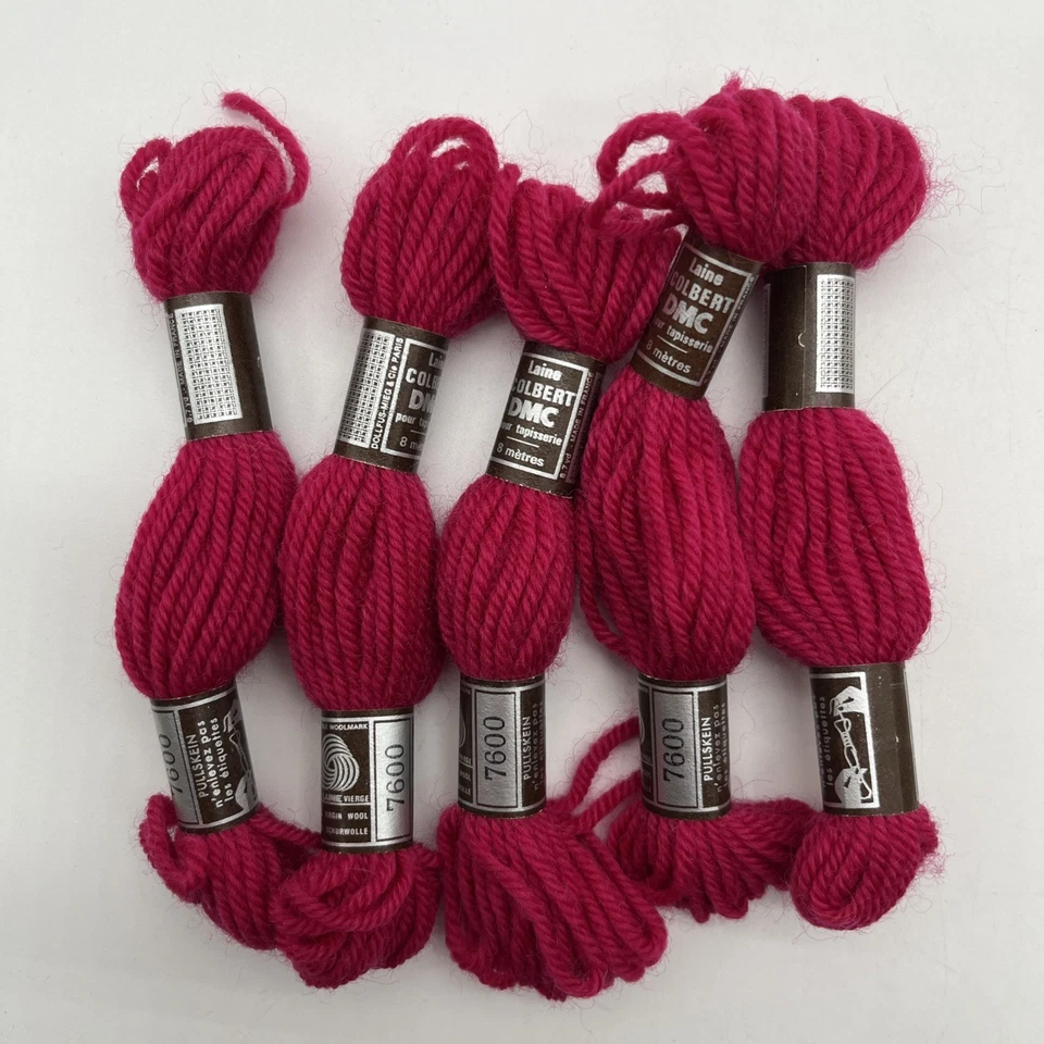 DMC Laine Colbert 18 Skeins Virgin Wool Yarn Crewel Needlepoint Various Colors - Image 2 of 4