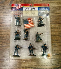 Conte American Civil War Union Infantry Painted Plastic In 1/32 Scale New