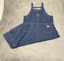 Vintage 90s Mickey  Minnie Mouse Overall Dress 2X Womens Disney Store