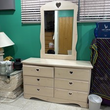 dressing table with mirror Pure Wood