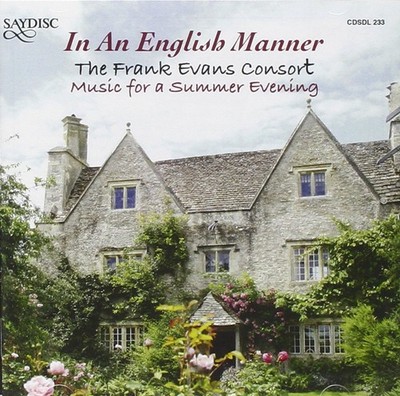 Frank Evans In an English Manner (The Frank Evans Consort) (CD) Album