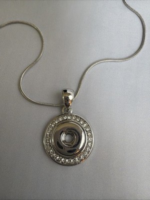 New Ginger Snap Charm Stainless Necklace 12mm Gingersnaps Petite Snaps 18  20 