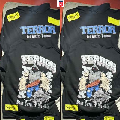 TERROR ''Your Enemies Are Mine'' Eastern Tour 2025 Merch Hoodie