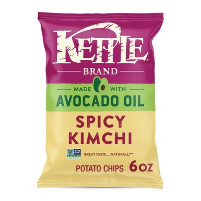 :.Kettle Brand Potato Chips  ️ Spicy Kimchi   6 Oz Bag.: