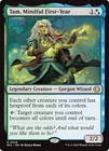 TAM, MINDFUL FIRST-YEAR x1 mtg NM-M Lorwyn Eclipsed 1 Rare