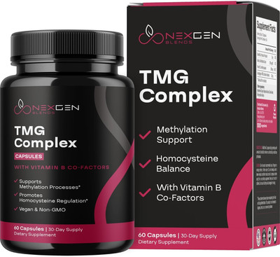 TMG Trimethylglycine Supplement with Methyl B Complex - 500Mg Betaine TMG Supple