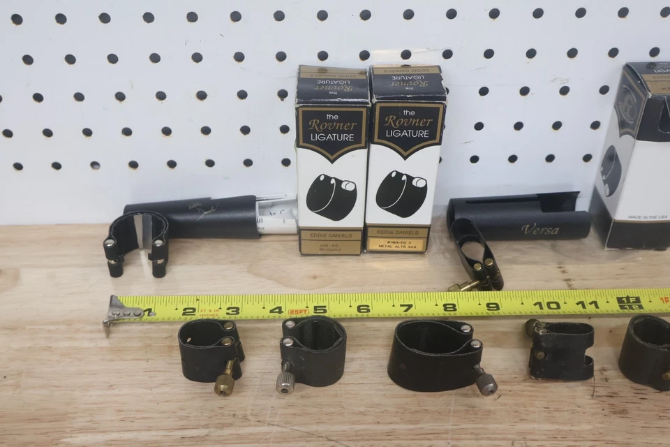 Rovner Eddie Daniels Woodwind ligaduras y tapas de boquilla paquete surtido x14 EE. UU. Foto 2 de 4