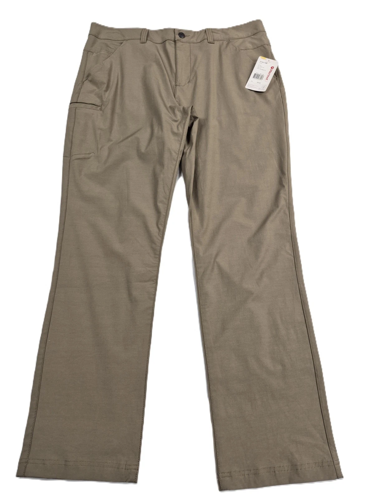 NWT Marmot 4th and E Hiking Pants (38) Olive Zip Pockets