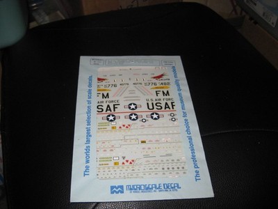 F-4's; 482 TFW/93 TFS/915 TFG; 123 TFS; 123 FIS/142 FIG -1/72-Microscale decals