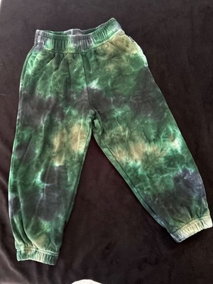 EUC Molo Adan Jogger Green Tie Dye Organic Cotton Size 110 US 5Y