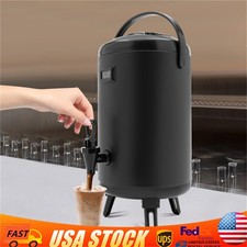 2.64 Gal Insulated Thermal Beverage Dispenser Hot  Cold Thermal Coffee Carrier