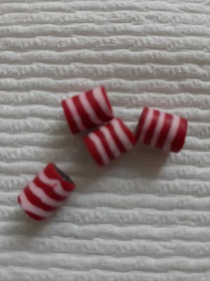 RED 9mmX7mm TOHO BEADS 50 BEADS
