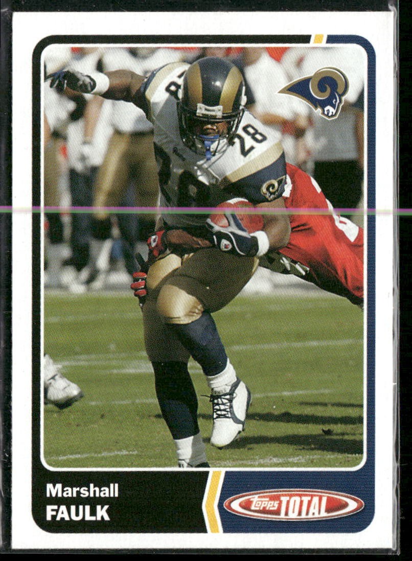 2003 Topps Total Marshall Faulk #125 St. Louis Rams