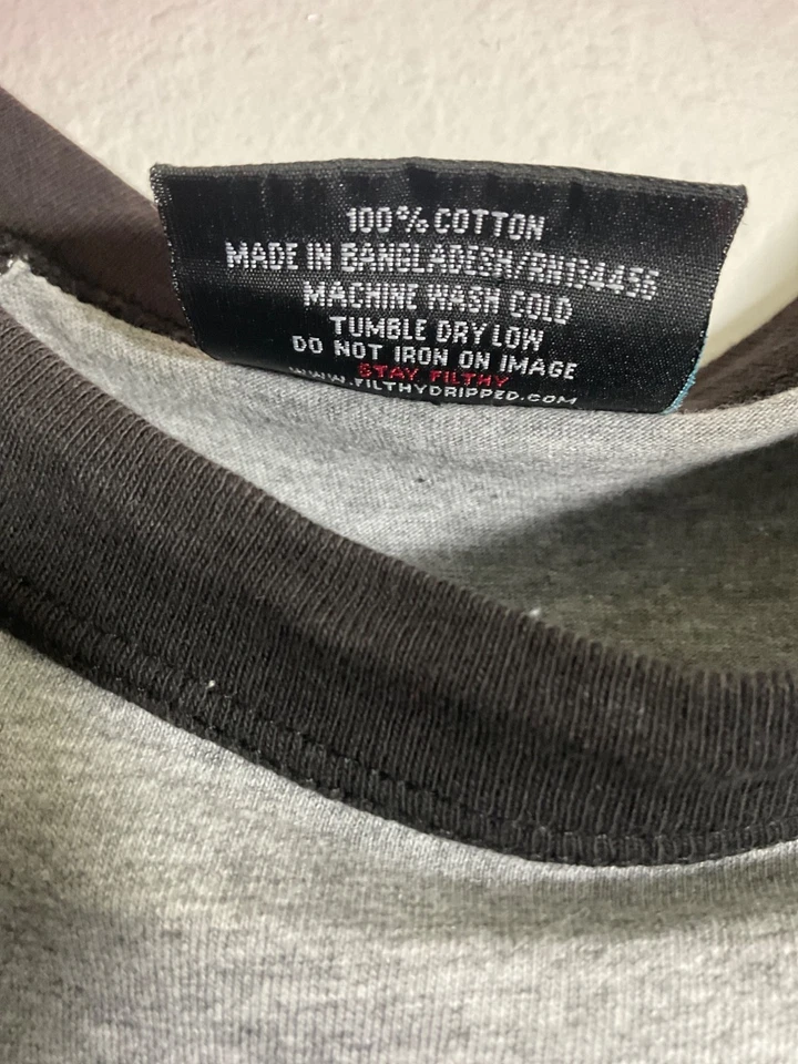 Filthy Dripped "Killin It" Raglan Tee Size L - Image 3 of 4