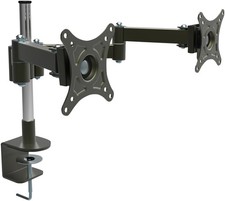 Electrovision Desktop Twin Pivot Double Flatscreen Mount - A195GA