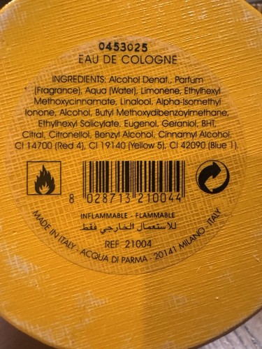 Acqua di Parma Colonia Intensa Giant 500ml 17 Oz Splash Bottle 50% Fill - Picture 12 of 16