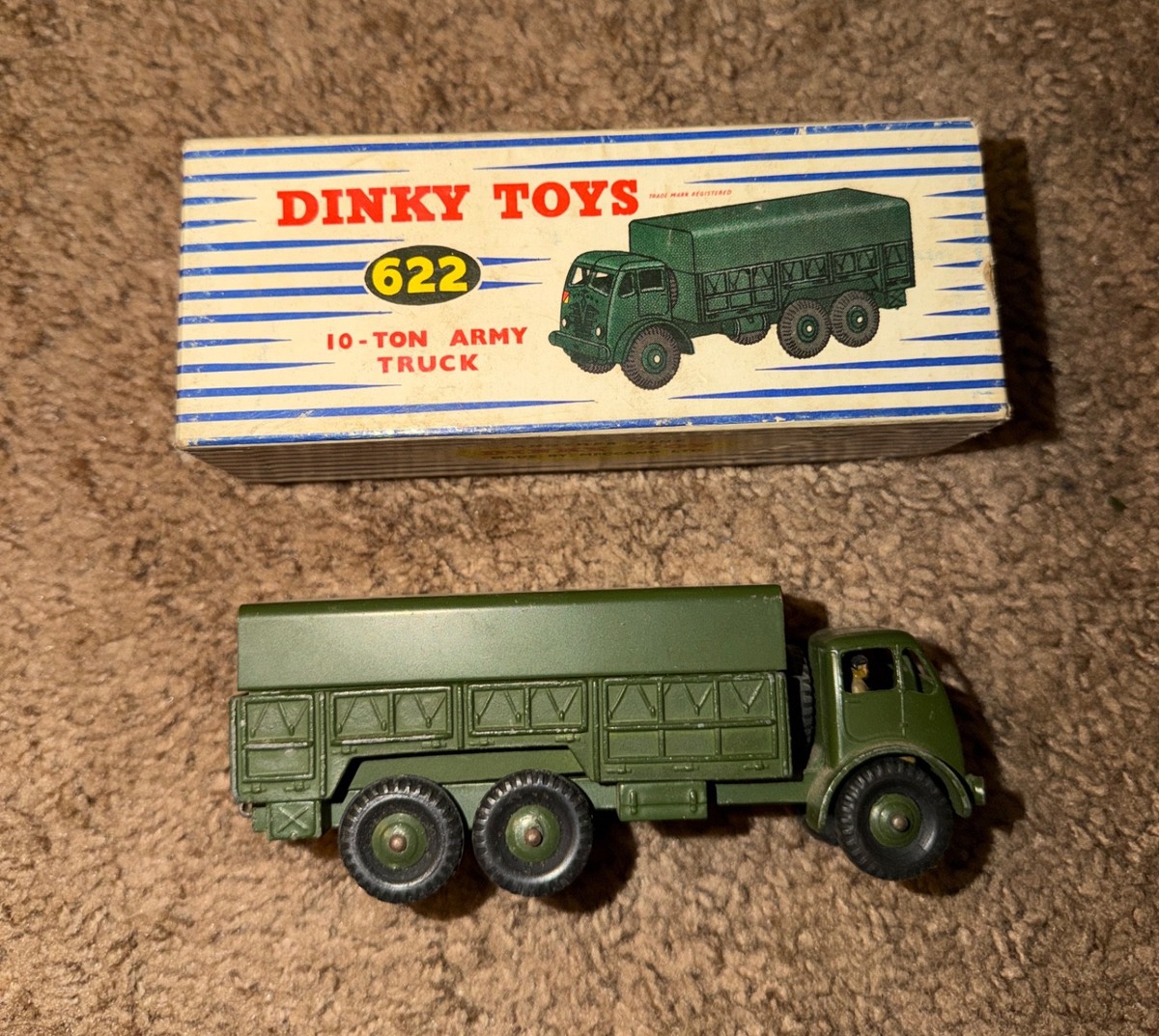 ミニカー DinkySupertoys 10tonArmyTruck622 Dinky Toys 622 10-Ton Army Truck With Box | eBay