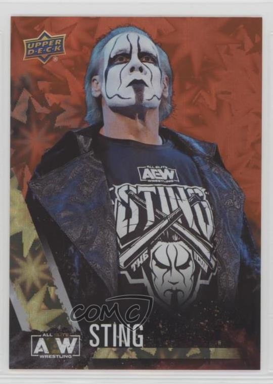 2021 Upper Deck AEW All Elite Wrestling Crew Dynamite Sting #77 00jz