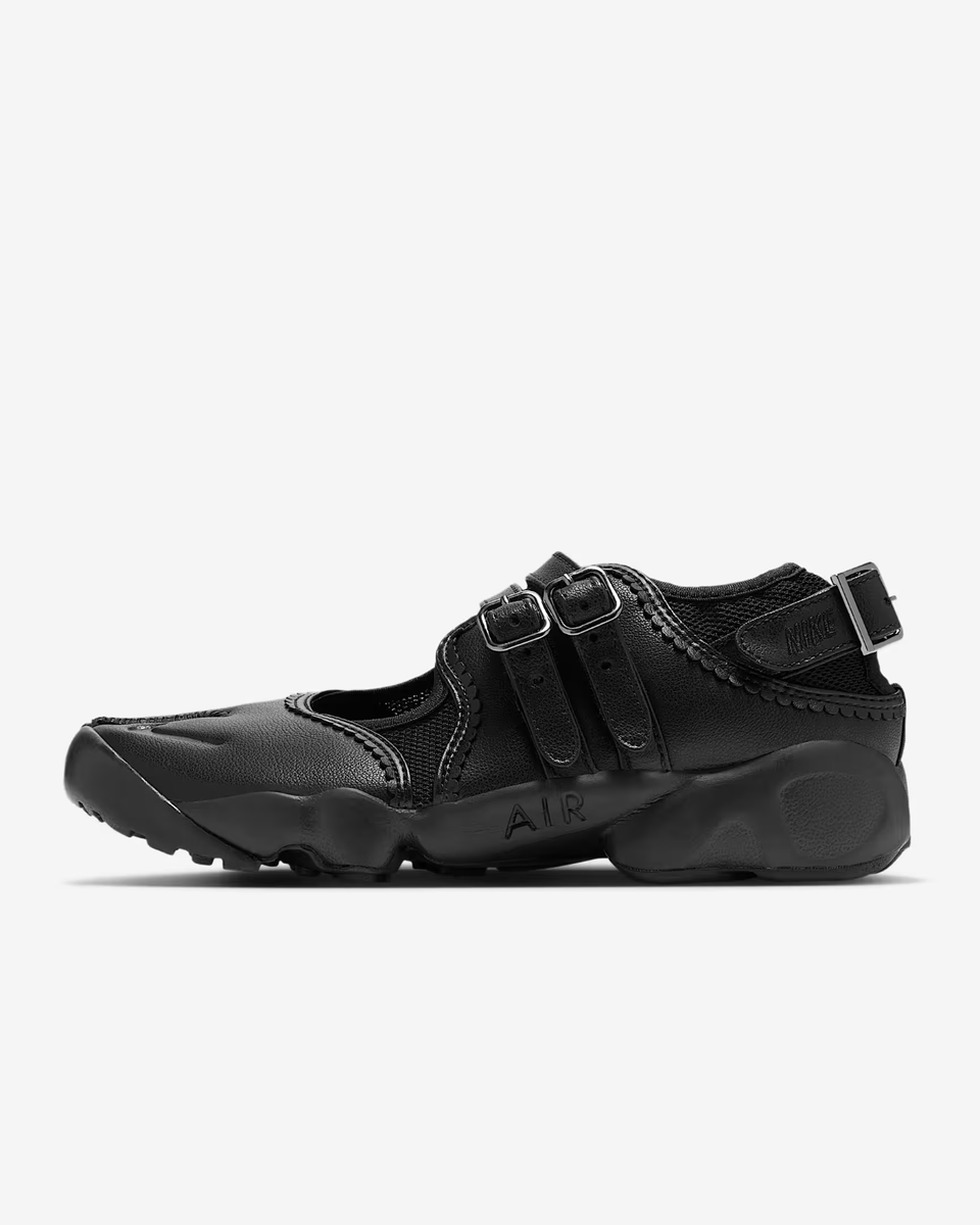Nike Air Rift Breathe IB8881-001 Black Buckle Strap Women's