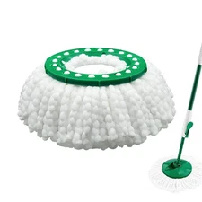 1pc Microfiber Rotating Round Mop Head Replacement For Libman Easy To Install