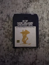 24 Of Hank Williams Greatest Hits 8-Track Tape M8HT-4755 MGM Records Untested