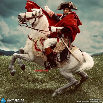 1/6 Napoleon's White War Horse Classic Retro Static Collection Ornament Gift