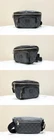 Sac ceinture noir Gucci GG Supreme à emboîtement 682933 11961744