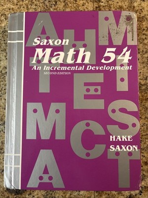 Saxon Math 54: An Incremental Development