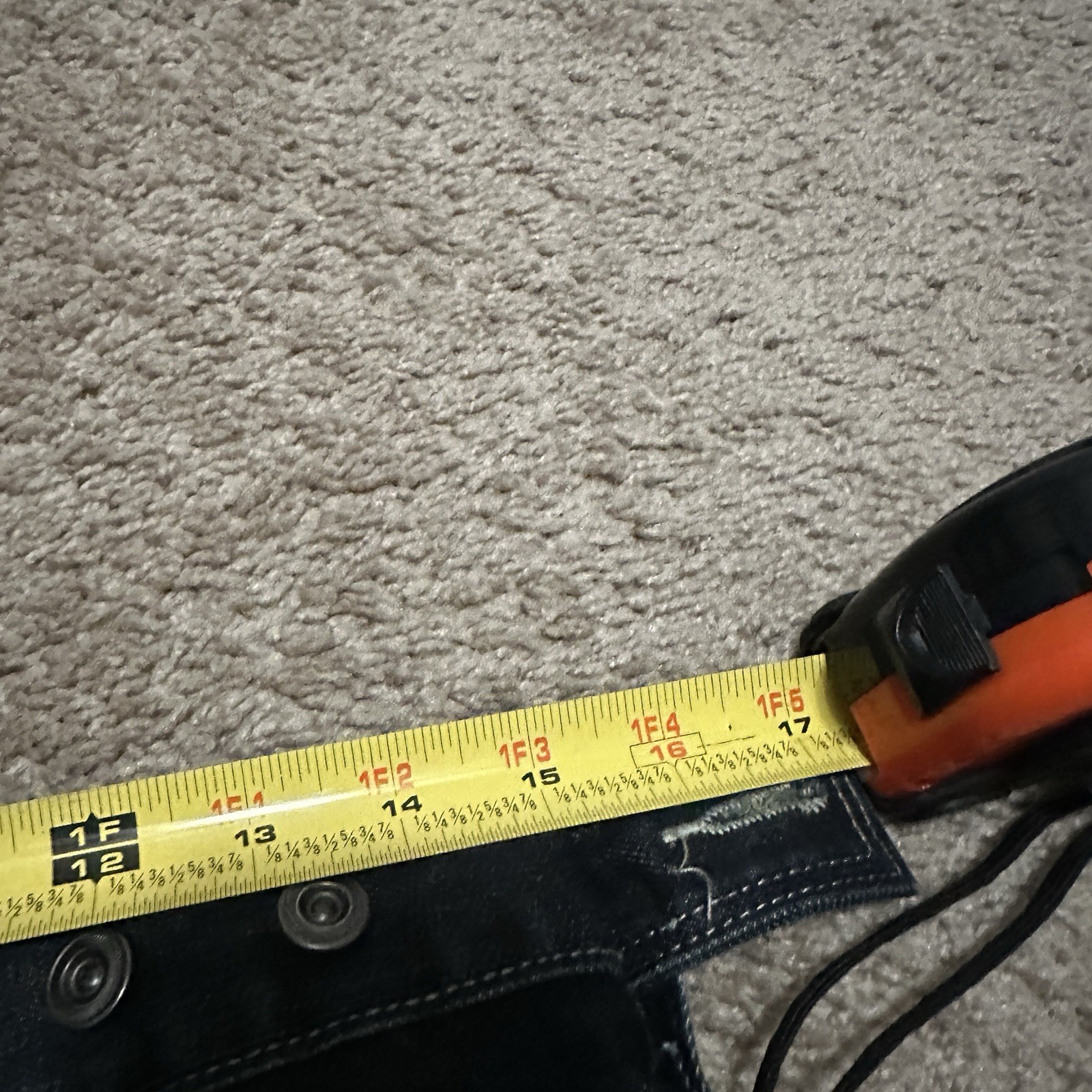 Levis 511 Skinny Jeans Mens 33x32 Selvedge Low Rise Denim Zip Fly Casual Blue thumbnail 7