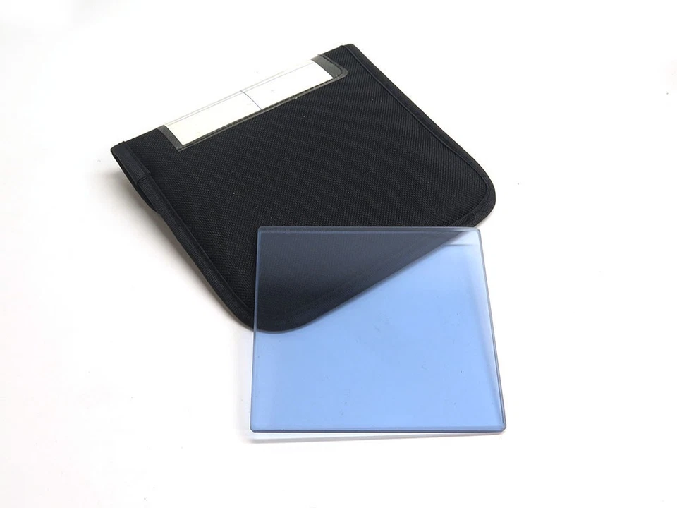 Tiffen 4x4" 82B light balancing lens filter 2900K to 3200K blue color 4482B - Image 3 of 4