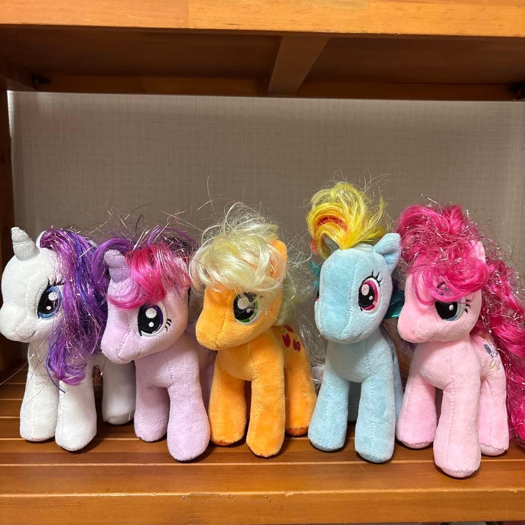 my little pony plush toy set #24231f