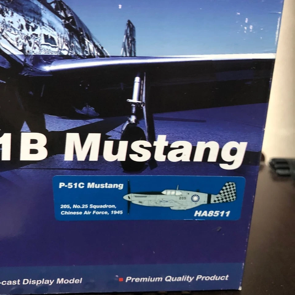 530 Hobby Master 1/48 Ha8511 P-51C Mustang Republic Of China Air Force 25Th Squa - Image 2 of 4