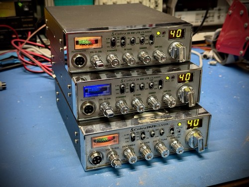 Lot Of 3 used Cobra 29 LTD 40 Channel CB Radios - Peaked And Tuned, Works Great