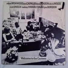 Traffic Welcome To The Canteen Record LP Uas5550 1971 Vg+/ Excellent Condition 