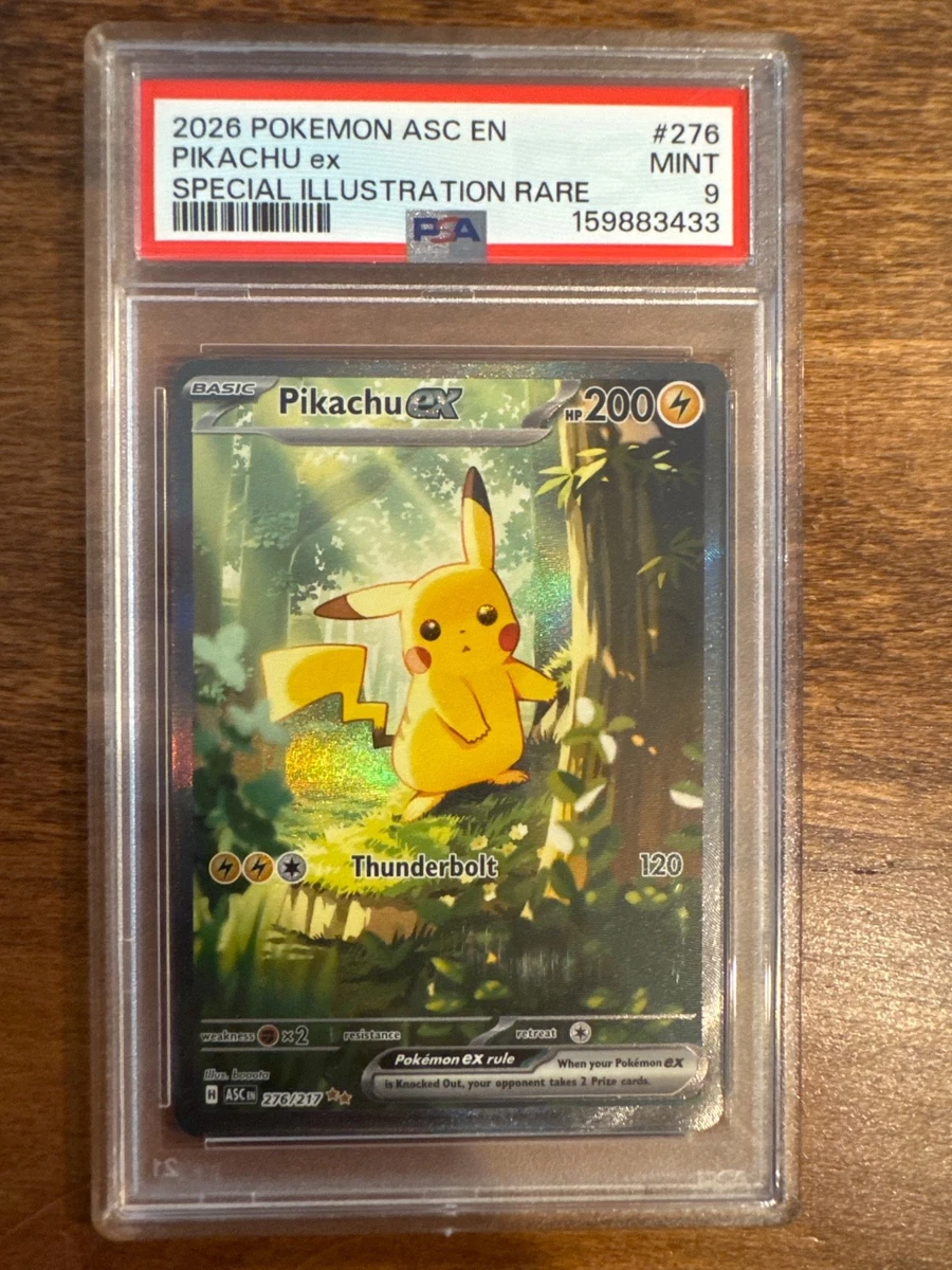 Pikachu Pokémon TCG Grade 9 Rare Individual Collectible Card Game