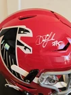 Drake London Signed Atlanta Falcons ❤️🖤 SpeedFlex Full-Size Helmet