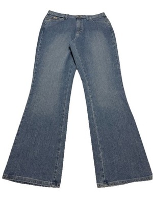 Lee Jeans Women's Blue Relaxed Fit Boot Cut 12 Medium New