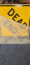 Brand New Dead End Sign Aluminum 24"